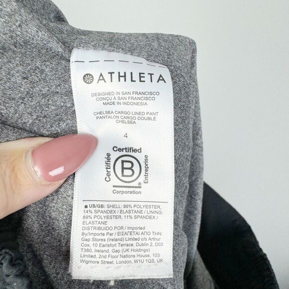 ATHLETA | Black Chelsea Cargo Lined Pants Women’s Size 4 - Picture 12 of 12